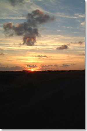 sunset on oleron